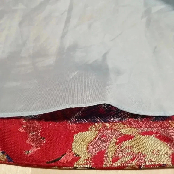 {Anthropologie} Rachel Antonoff Red Rose Jacquard Skirt - Picture 11 of 15